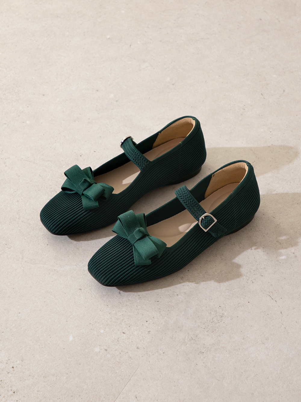 蝴蝶結活動夾 森林綠