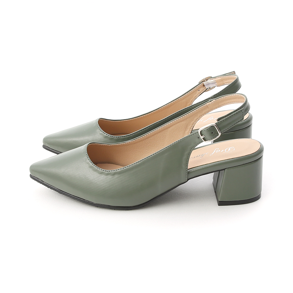 pointed toe slingback two parts