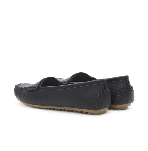 MIT Tassel Moccasin Loafers Black