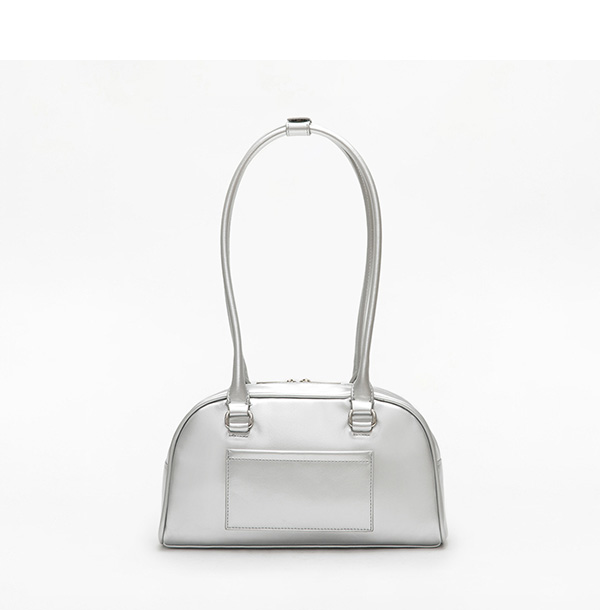 Double Pocket Bowling Bag Silver