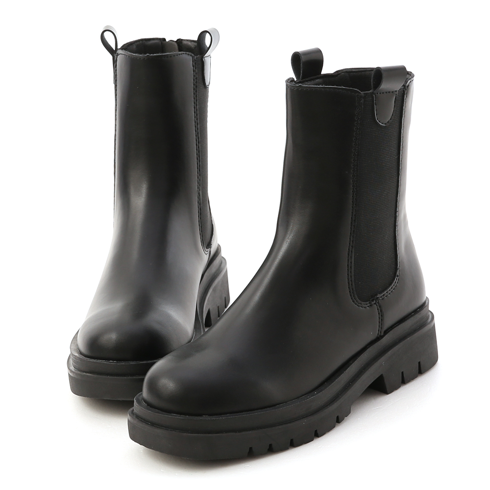 Thick Sole Chelsea Boots Black â D+AF Official Online Shop