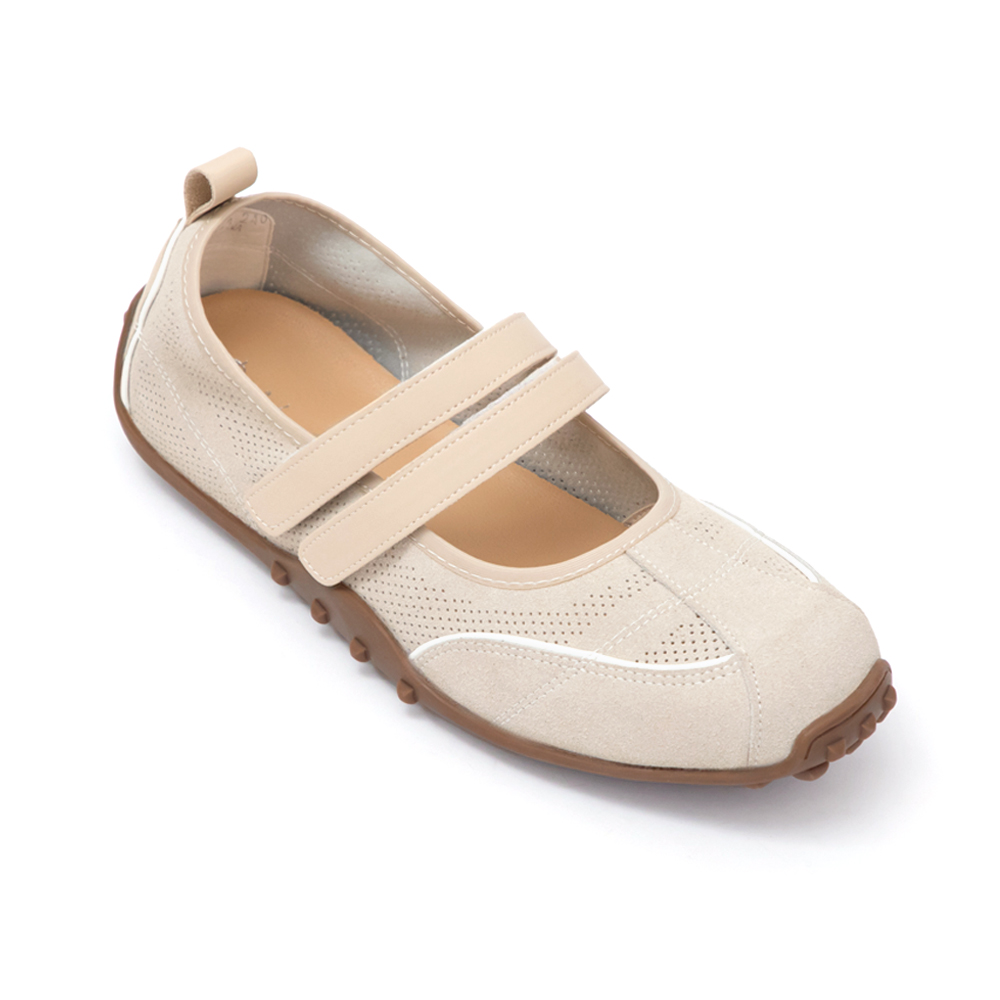 好穿Q彈雙帶機能瑪莉珍鞋 象牙白