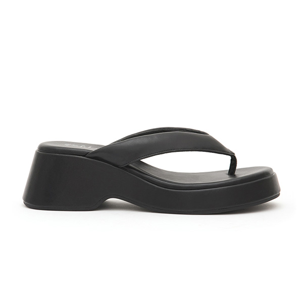 Thick Sole Flip-Flops Black