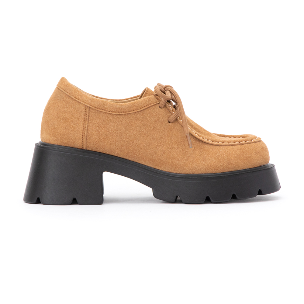 時光印記厚底輕量袋鼠鞋 駝色