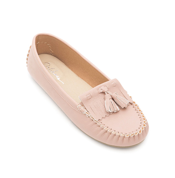 MIT Comfort Moccasin Loafers Nude pink