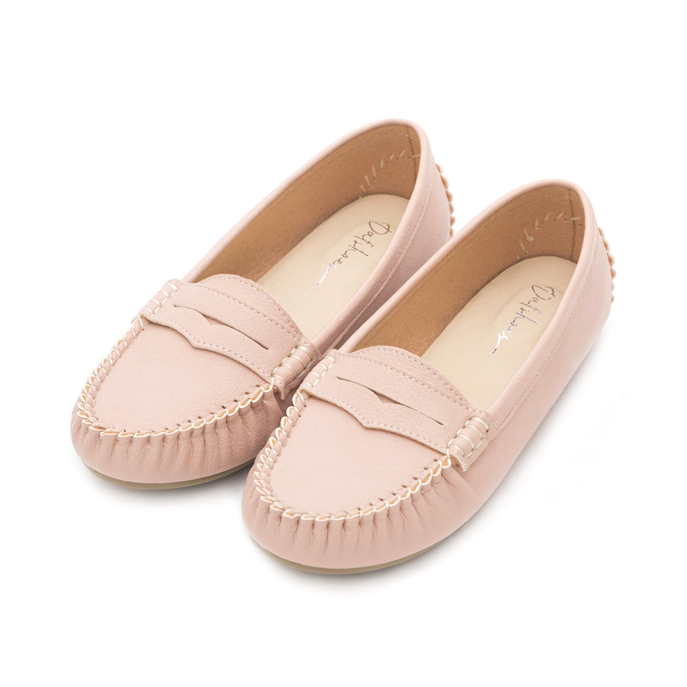 MIT Tassel Moccasin Loafers Nude pink