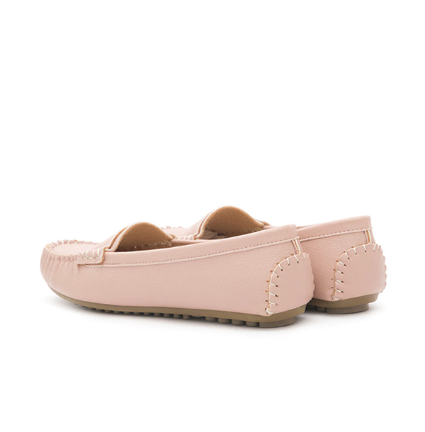 MIT Tassel Moccasin Loafers Nude pink