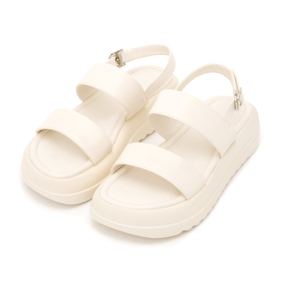 Lightweight One-Strap Sandals Beige