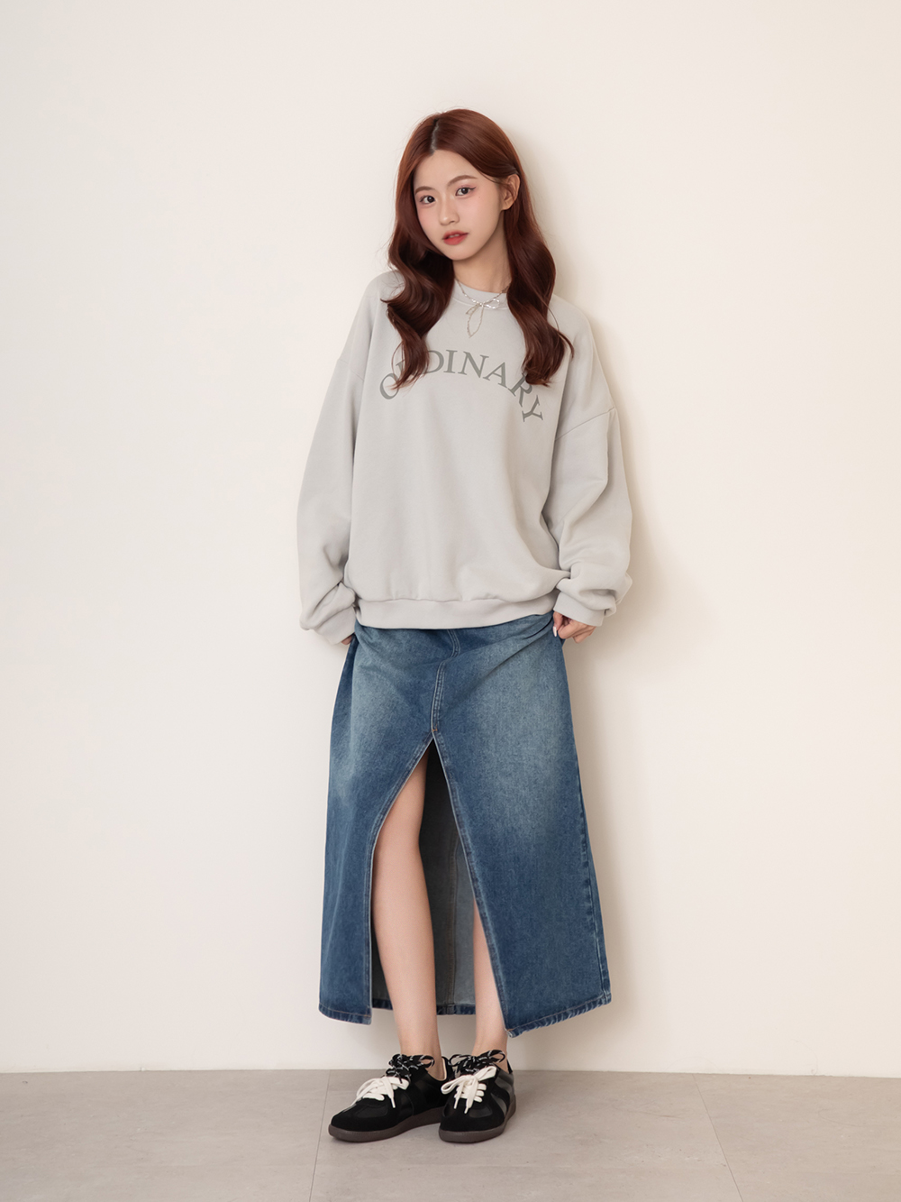 復古色調雙色鞋帶真皮德訓鞋 黑色