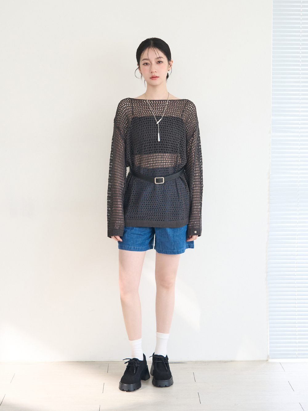 時光印記厚底輕量袋鼠鞋 黑色