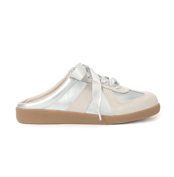 懶人福音軟Q彈德訓穆勒鞋 銀