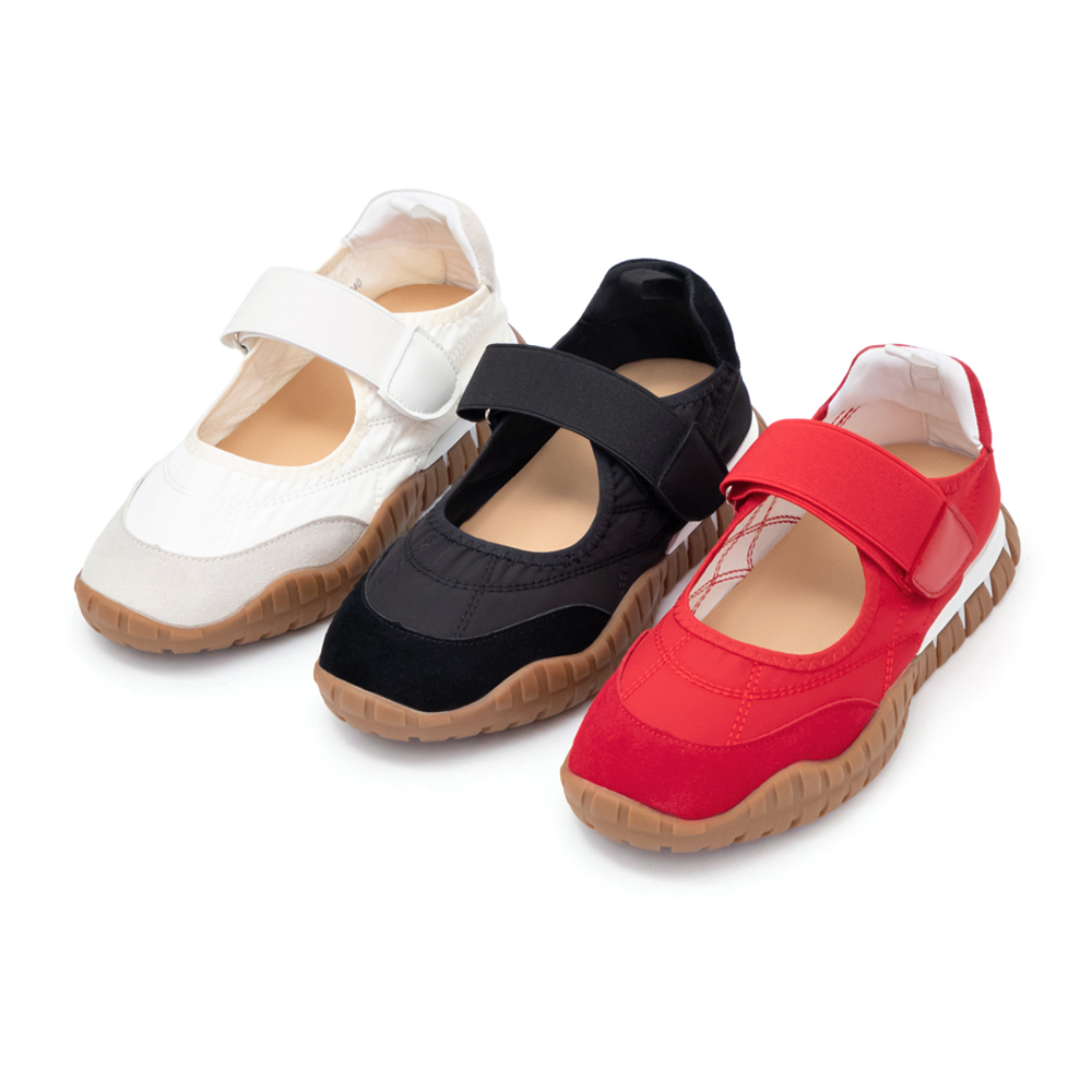 復古百搭軟Q底機能瑪莉珍鞋 百搭白