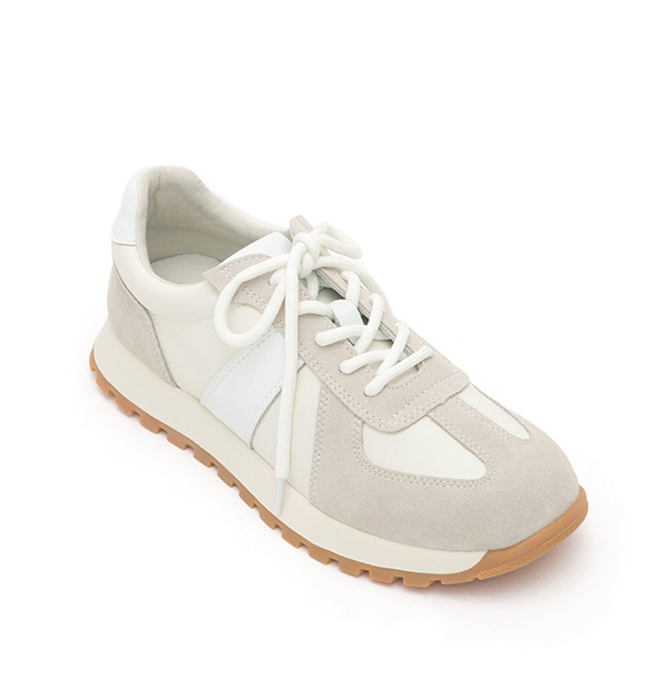 Comfy Soft Leather Casual Sport Shoes Beige