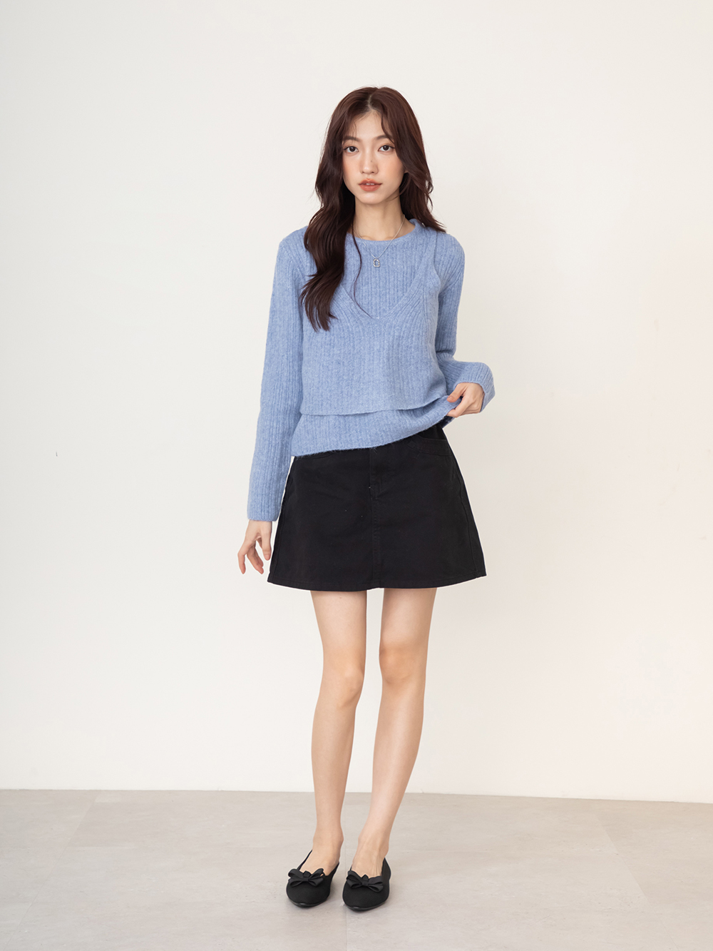 蝴蝶結活動夾 午夜黑