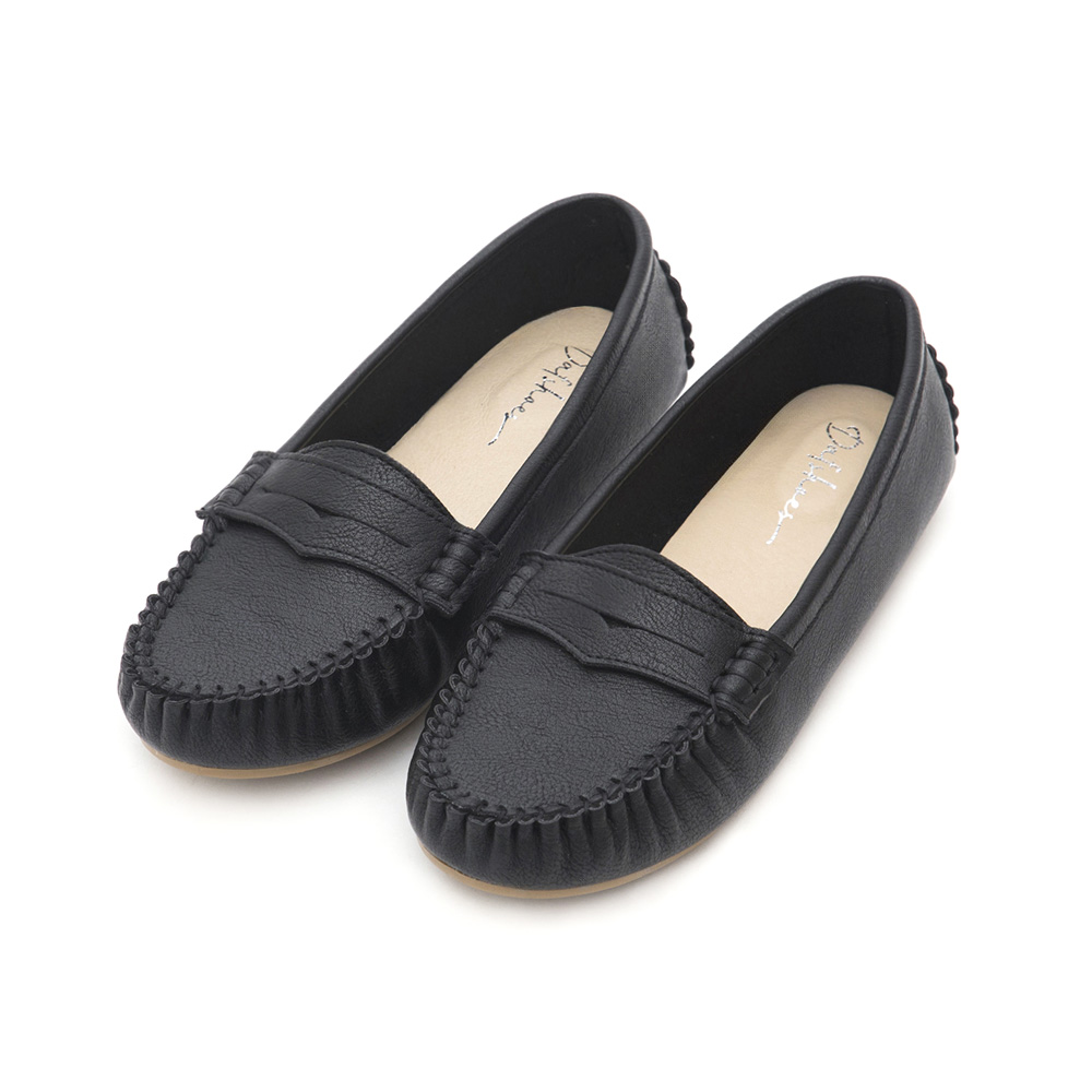 MIT Tassel Moccasin Loafers Black