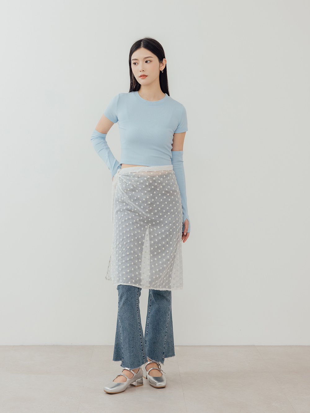 珍妮旋風．4D氣墊雙帶低跟瑪莉珍鞋 百搭銀