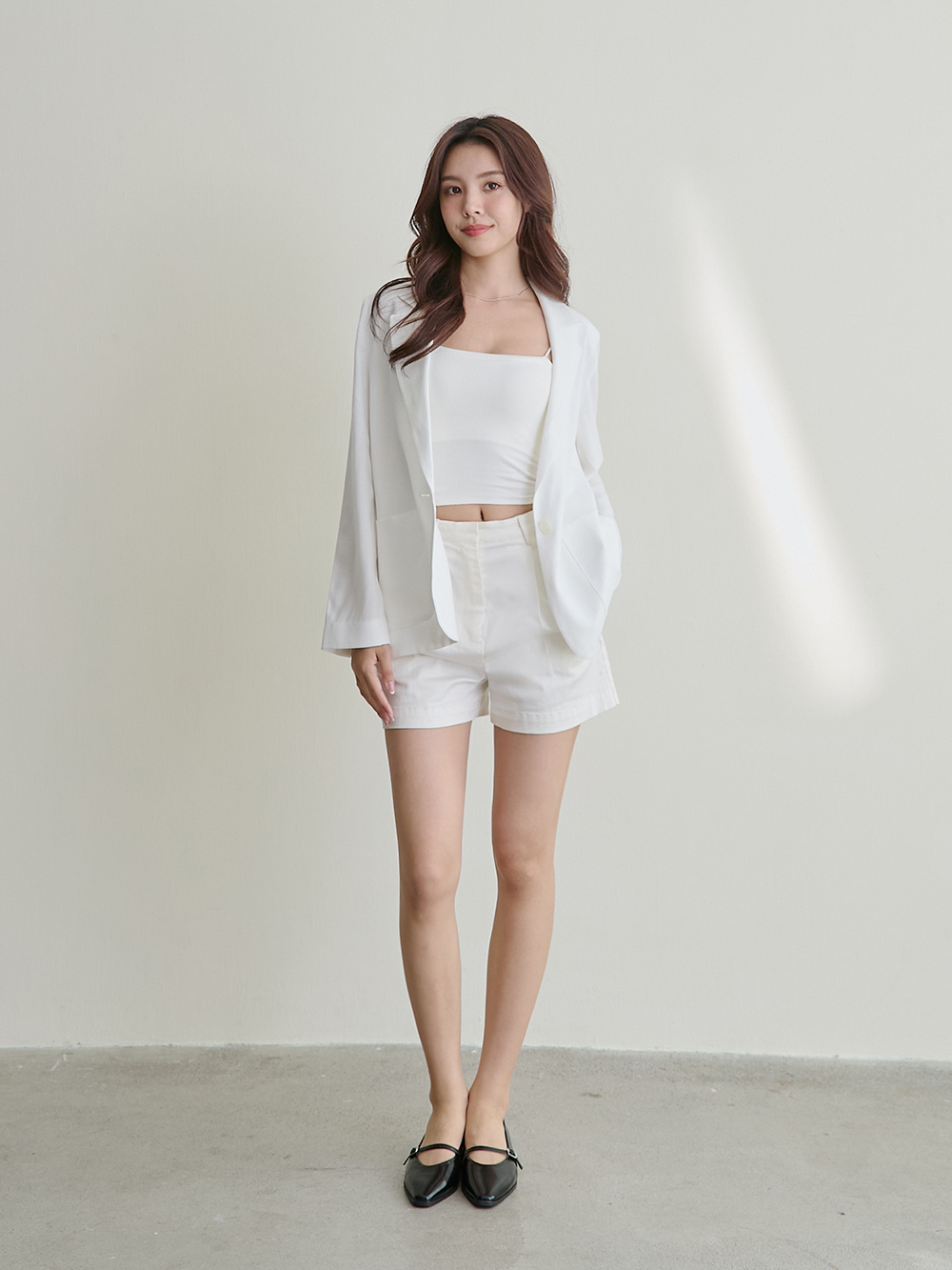 女爵尖頭平底瑪莉珍鞋 黑色