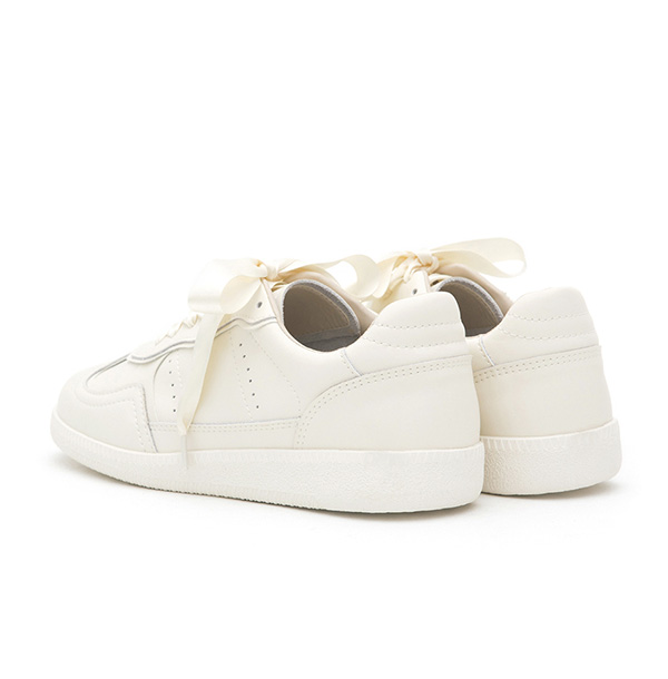 Ribbon Casual German Trainer Shoes Beige