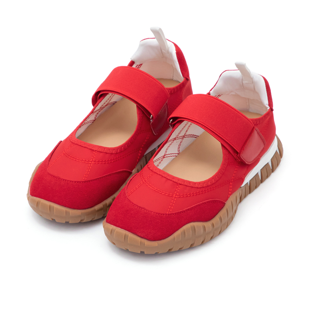 復古百搭軟Q底機能瑪莉珍鞋 醇酒紅