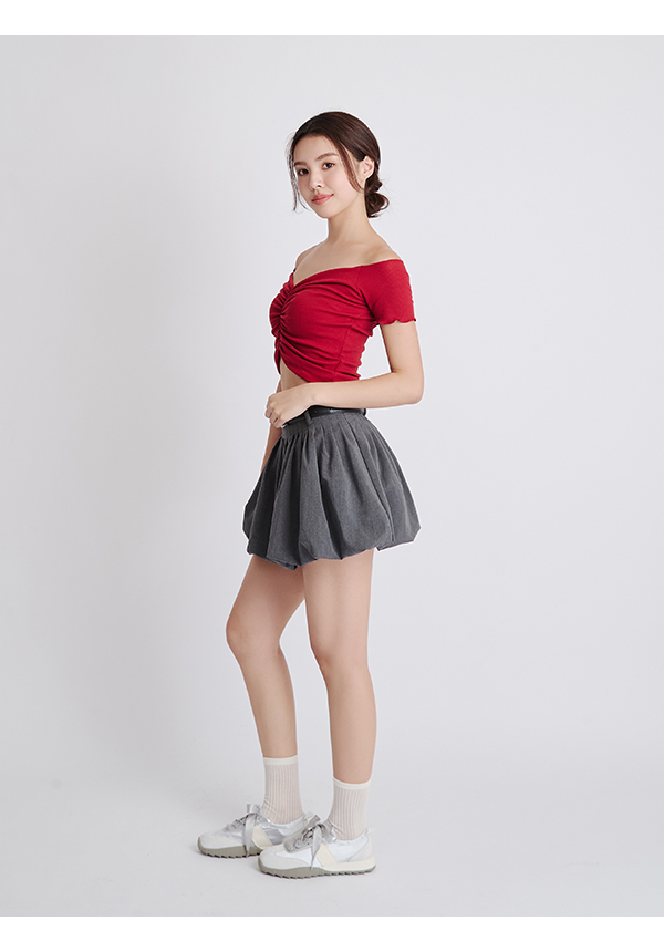 運動小仙女緞帶芭蕾休閒鞋 灰