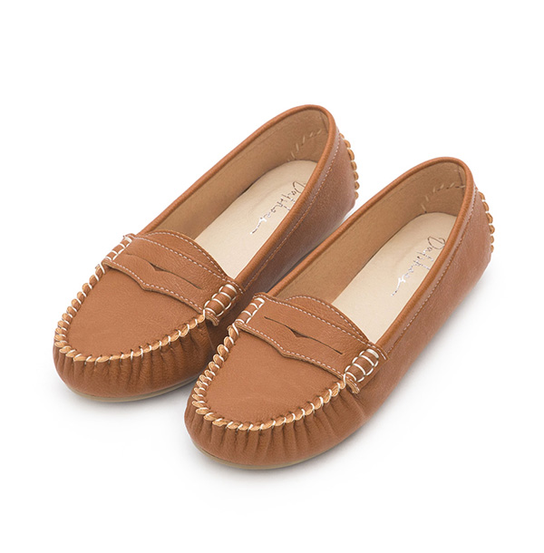 MIT Tassel Moccasin Loafers Brown