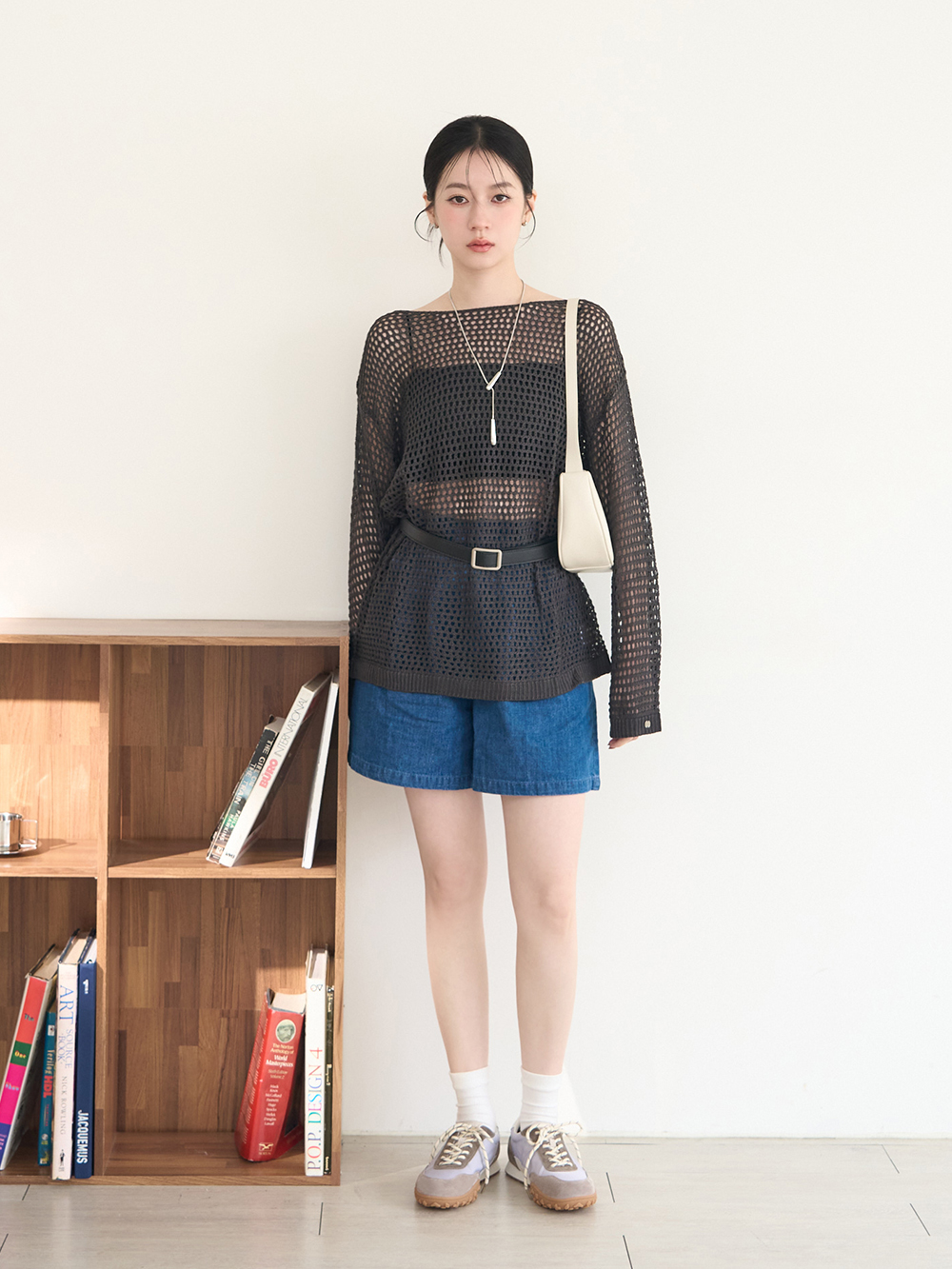 機能增高真皮阿甘休閒鞋 灰色