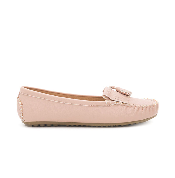 MIT Comfort Moccasin Loafers Nude pink