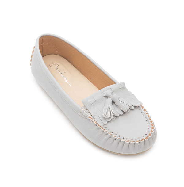 MIT Comfort Moccasin Loafers Grey