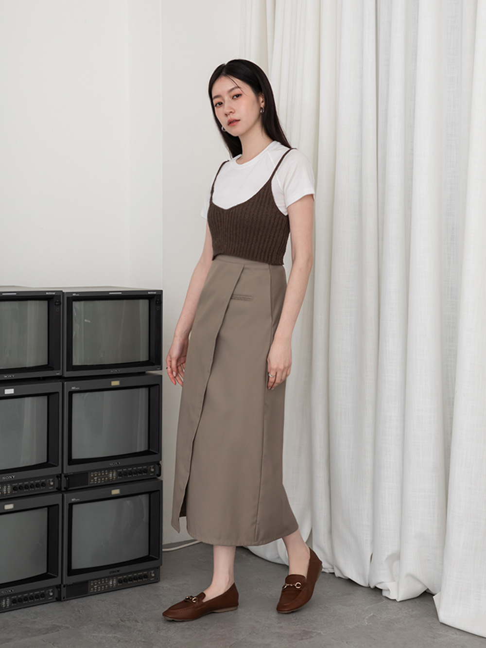 學院風範.超軟Q馬銜釦樂福鞋 焦糖棕