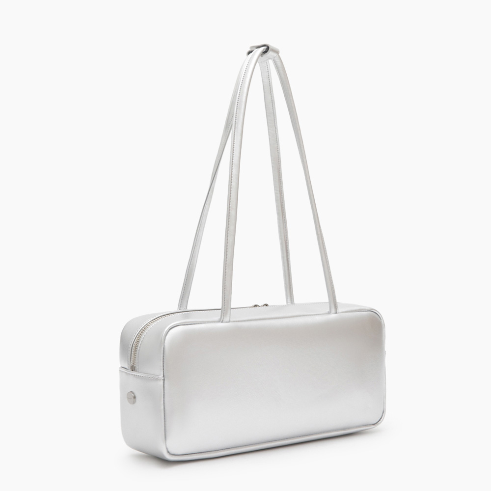 Square Shoulder Bag Silver