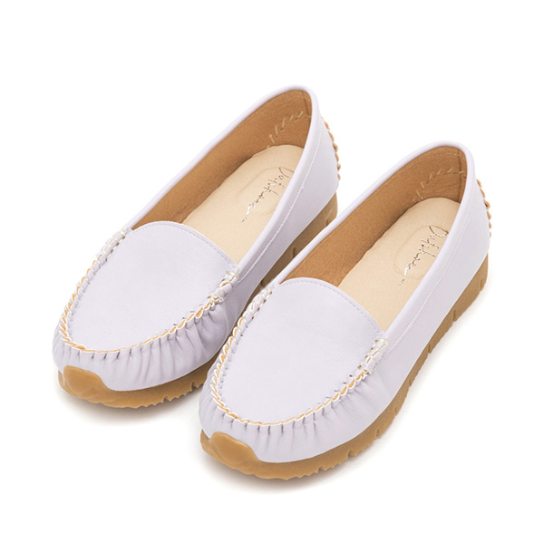 MIT Plain Platform Moccasins Lavender