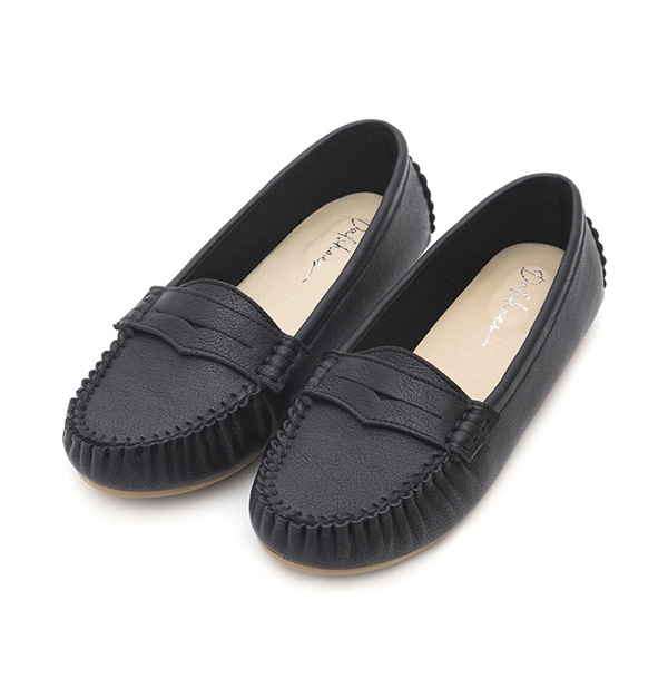 MIT Tassel Moccasin Loafers Black