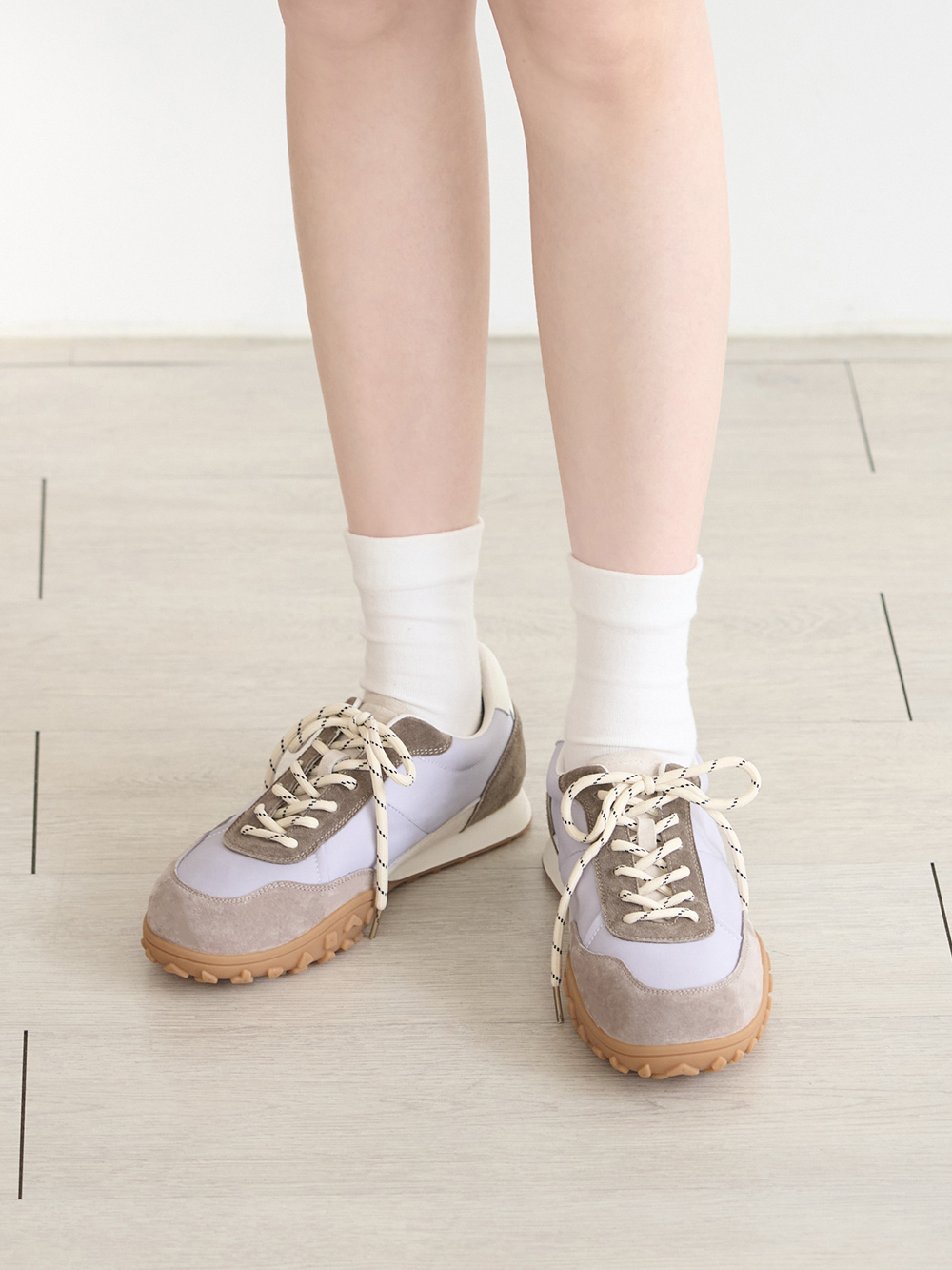 機能增高真皮阿甘休閒鞋 灰色