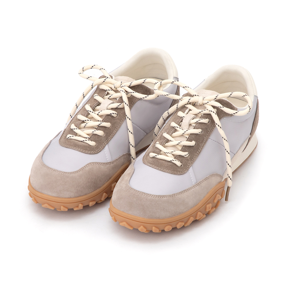 機能增高真皮阿甘休閒鞋 灰色