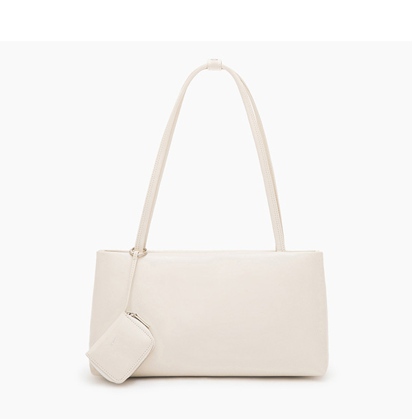 Minimalism Shoulder Bag Beige