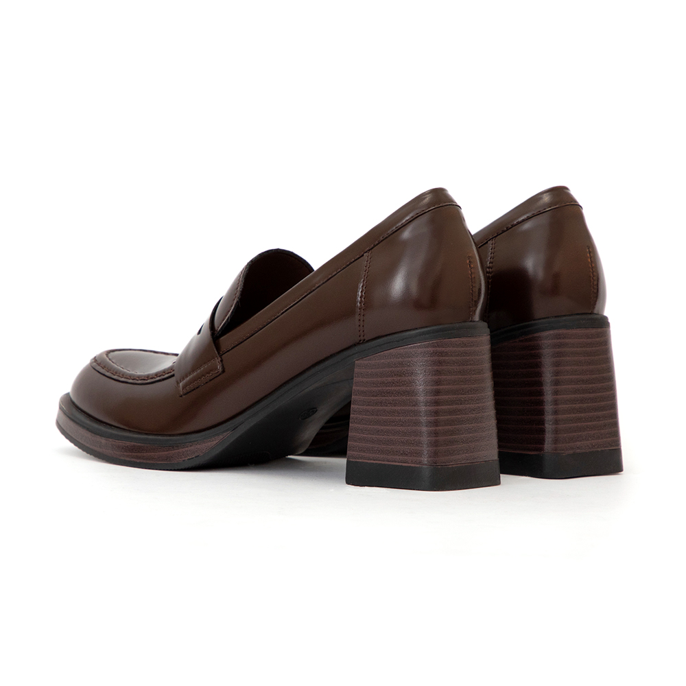 都會美型水台高跟樂福鞋 咖啡色