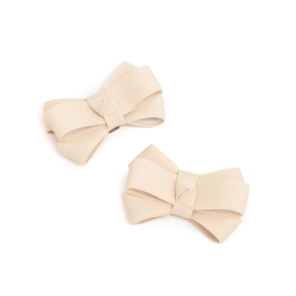 蝴蝶結活動夾 密茶杏