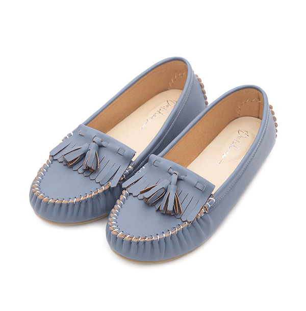 MIT Comfort Moccasin Loafers Blue