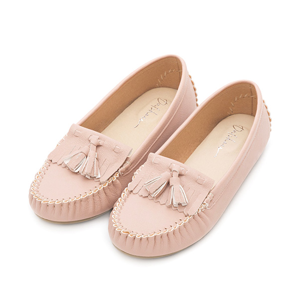 MIT Comfort Moccasin Loafers Nude pink