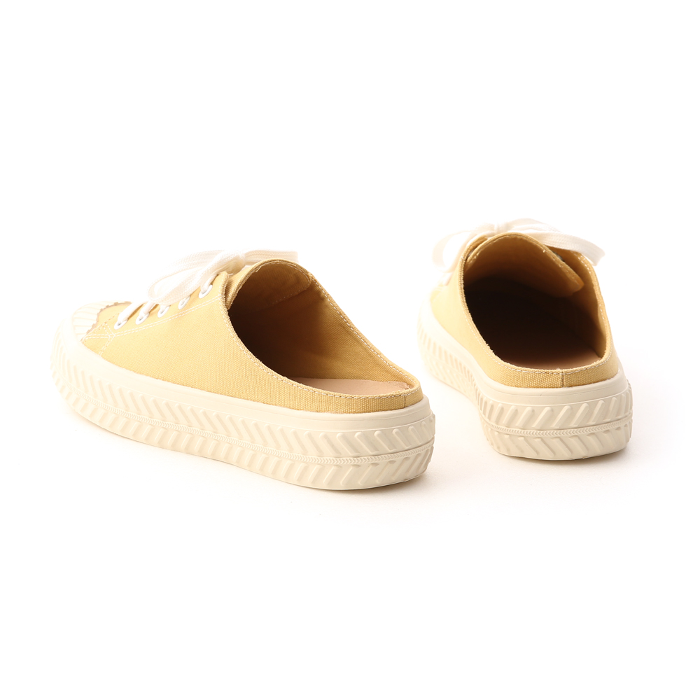 Canvas Mules Sneakers Yellow
