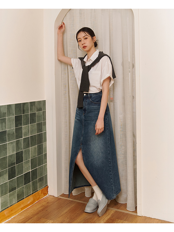 通勤好穿Q軟可後踩樂福鞋 冰河藍