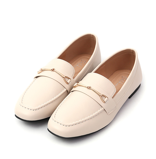 4D Cushioned Horsebit Loafers 米