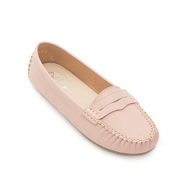 MIT Tassel Moccasin Loafers Nude pink