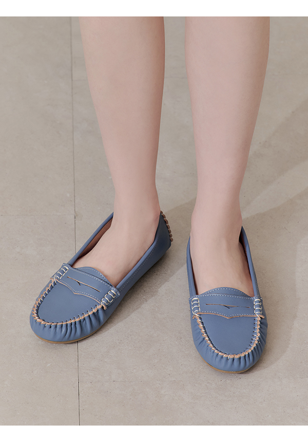 MIT Tassel Moccasin Loafers Blue