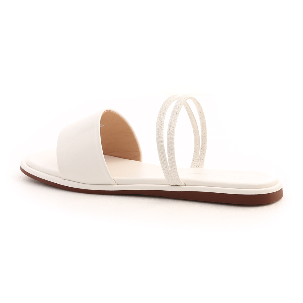 Two Way Wear Padded Sandals White