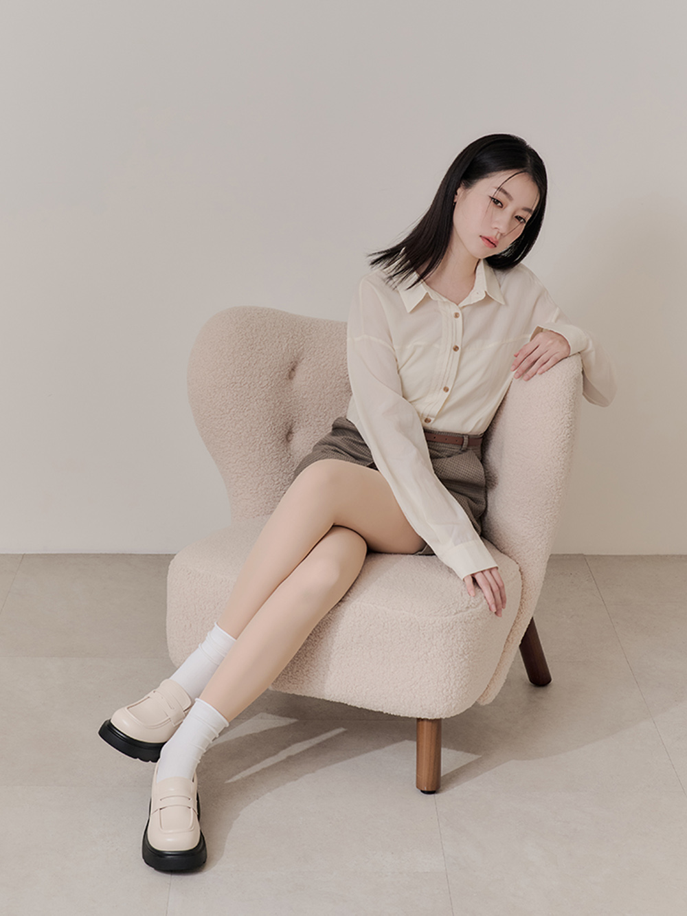 4D光腿神器裸膚感雙層絲襪 厚絨 自然膚