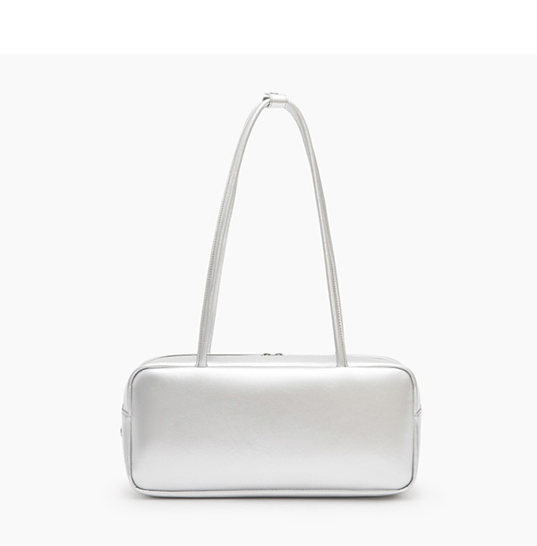 Square Shoulder Bag Silver