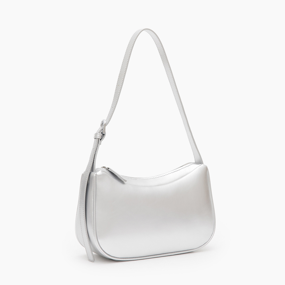 Minimalist Underarm Bag Silver