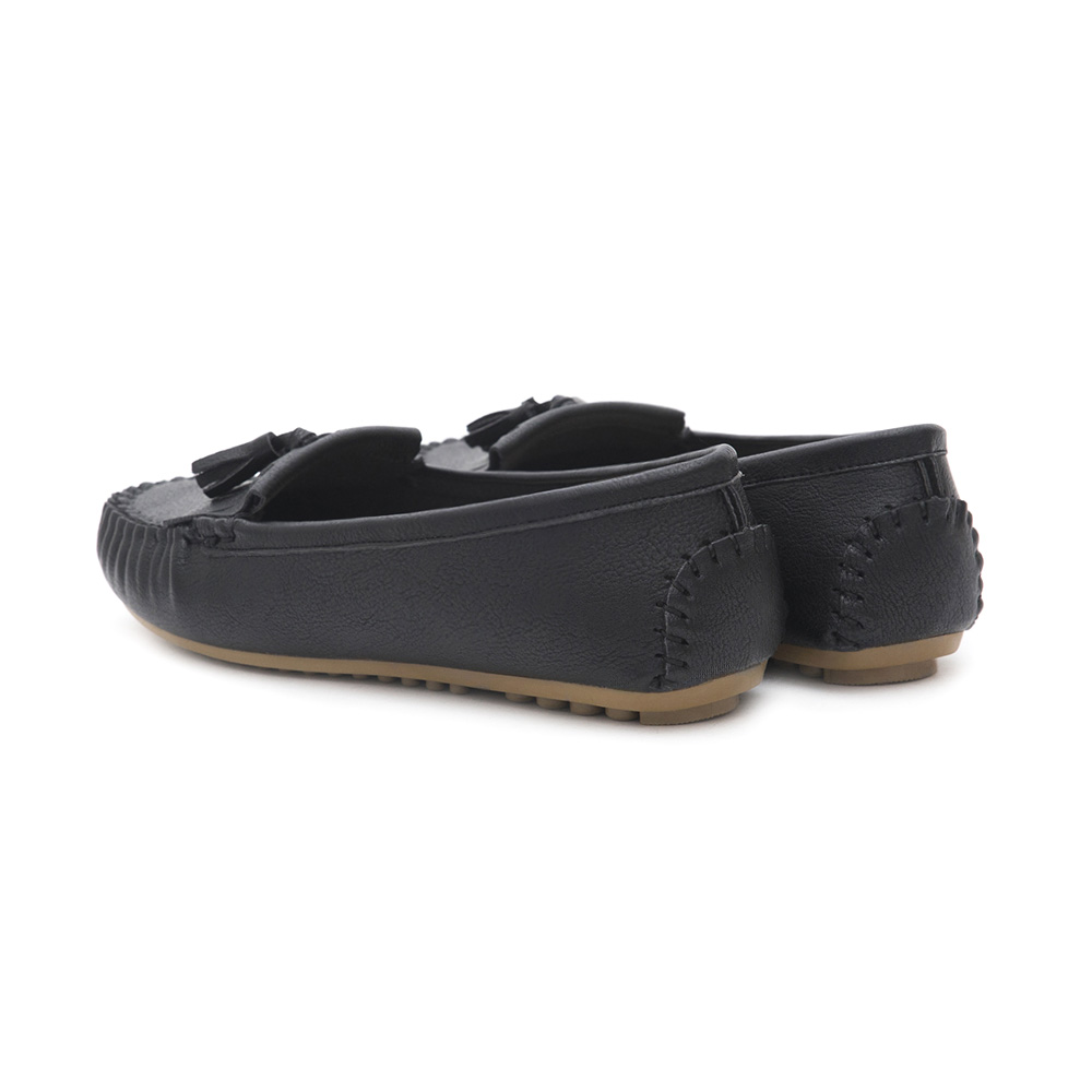 MIT Comfort Moccasin Loafers Black