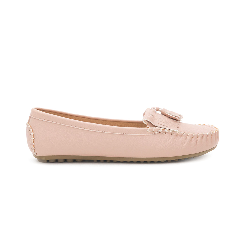 MIT Comfort Moccasin Loafers Nude pink